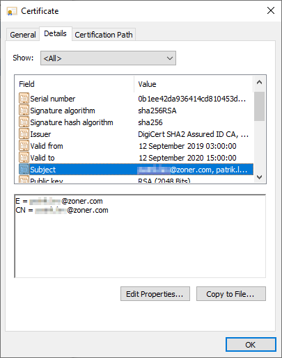 DigiCert Client Premium Class 1 in client DigiCert Client Premium Class 1 in client